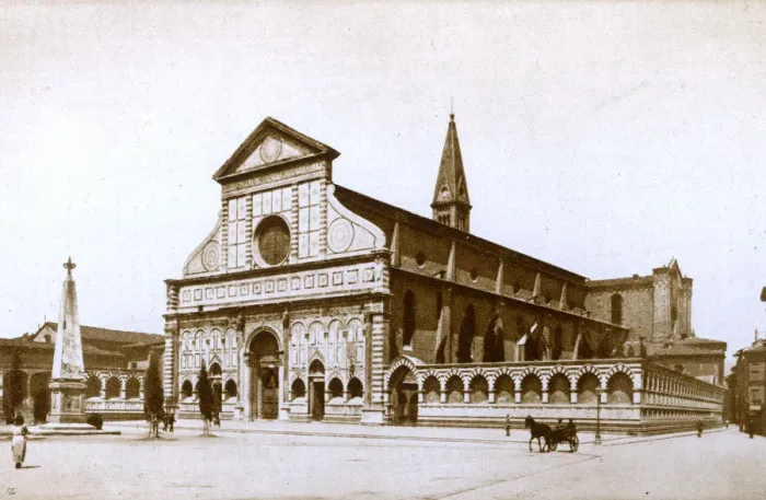 Framed Print : Florence, Italy - Piazza e Chiesa di S. Maria Novella Framed Print : Florence, Italy - Piazza e Chiesa di S. Maria Novella