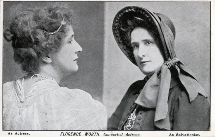 Framed Print : Florence Worth, as actress and Salvationist Framed Print : Florence Worth, as actress and Salvationist