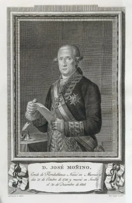 Framed Print : FLORIDABLANCA, Jos頍o, count of (1728-1808) Framed Print : FLORIDABLANCA, Jos頍o, count of (1728-1808)