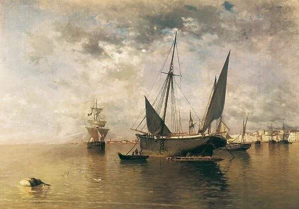 FLORIDO BERNILS, Enrique (1873 - 1929). The port