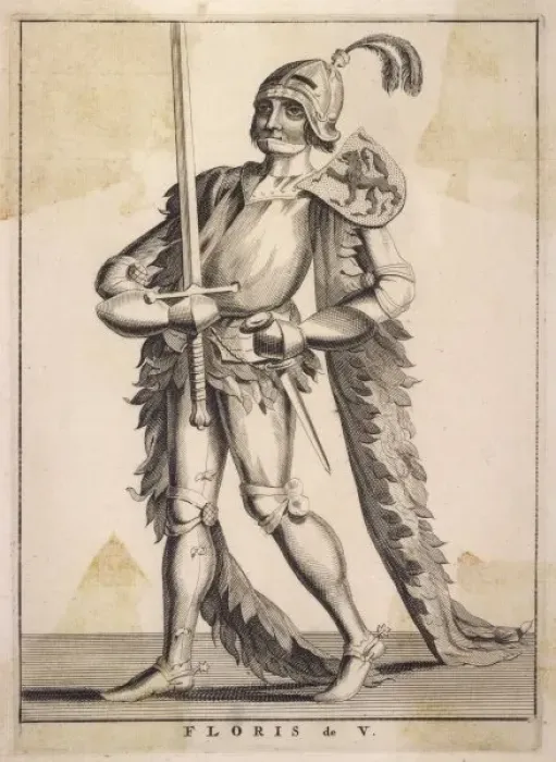 Framed Print : Floris V, Full-Length Framed Print : Floris V, Full-Length