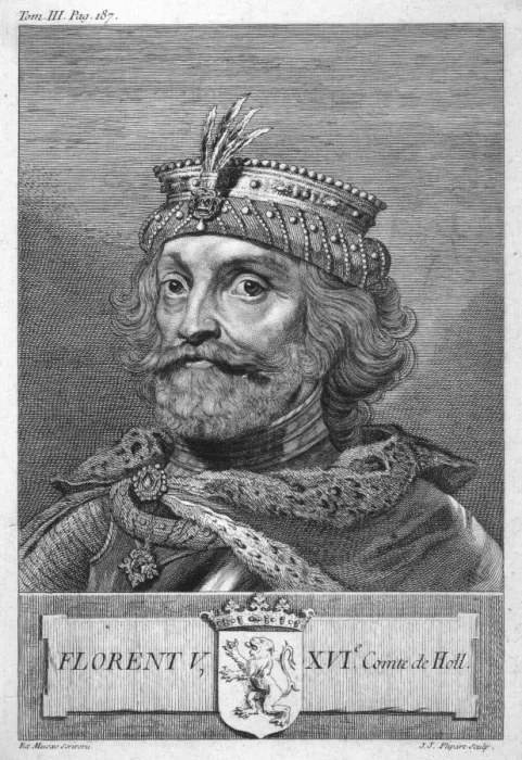 Framed Print : Floris V, Head Portrait Framed Print : Floris V, Head Portrait