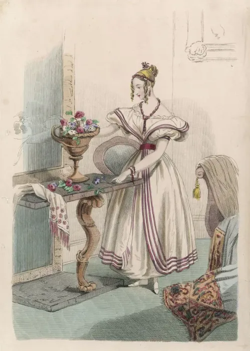 Framed Print : FLOWER ARRANGING 1836 Framed Print : FLOWER ARRANGING 1836