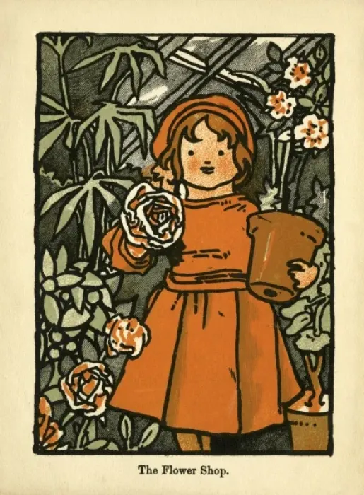 Framed Print : The Flower Girl Framed Print : The Flower Girl