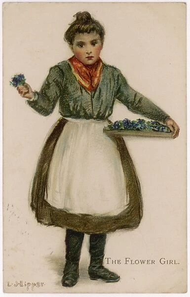 Flower Girl P. C C. 1905