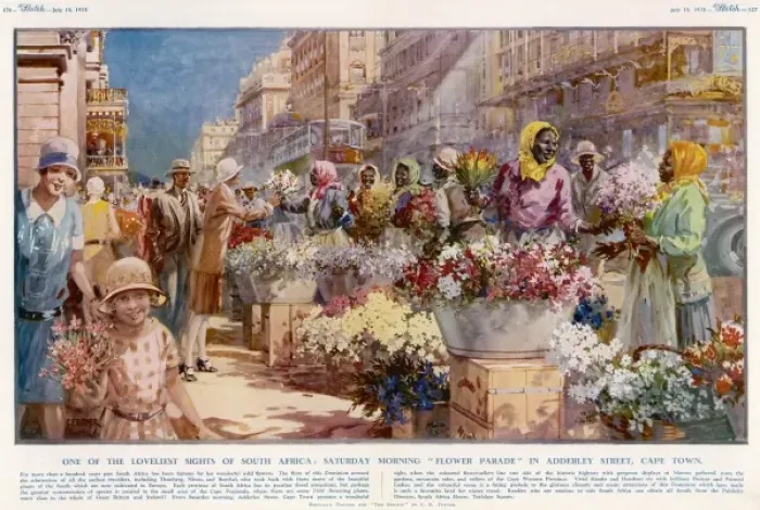 Framed Print : Flower Sellers - Cape Town, South Africa Framed Print : Flower Sellers - Cape Town, South Africa