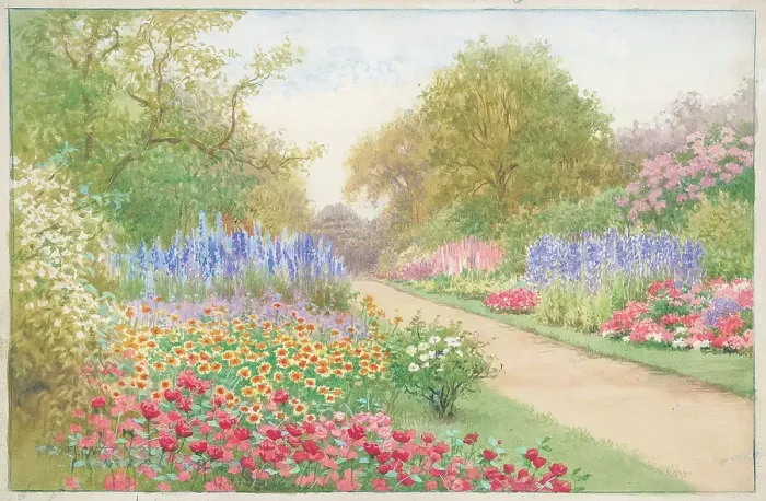Framed Print : The Flower Walk, Kew Gardens Framed Print : The Flower Walk, Kew Gardens
