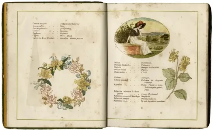 Framed Print : Flowers and People 1884 Framed Print : Flowers and People 1884