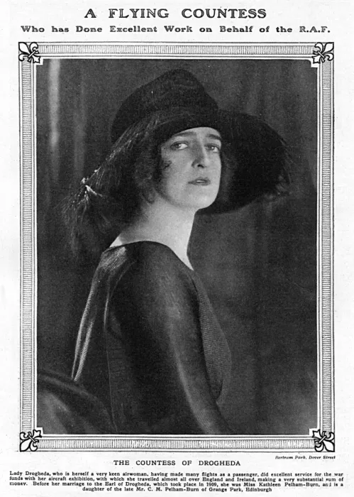 Framed Print : A Flying Countess, Lady Drogheda Framed Print : A Flying Countess, Lady Drogheda