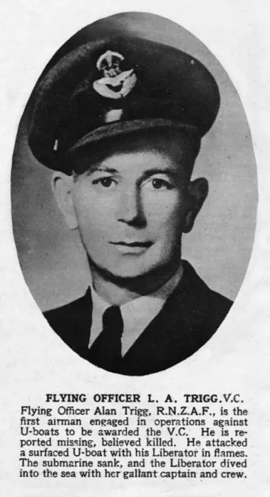 Framed Print : Flying Officer L. A Trigg, V. C winner Framed Print : Flying Officer L. A Trigg, V. C winner