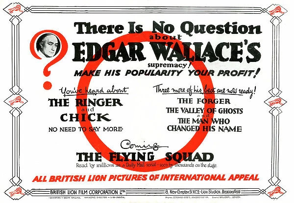 The Flying Squad, film by Edgar Wallace