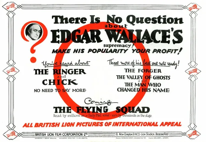 Framed Print : The Flying Squad, film by Edgar Wallace Framed Print : The Flying Squad, film by Edgar Wallace