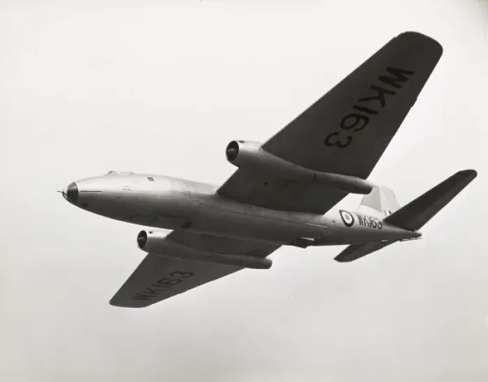 Framed Print : Flying testbed B2 Canberra WK160 Framed Print : Flying testbed B2 Canberra WK160