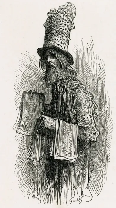 Framed Print : FLYPAPER SELLER 1870 Framed Print : FLYPAPER SELLER 1870