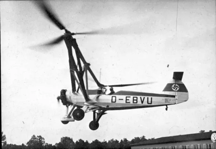 Framed Print : Focke Achgelis Fa61 D-EBVU Framed Print : Focke Achgelis Fa61 D-EBVU