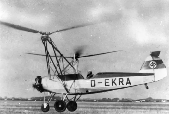 Framed Print : Focke Achgelis Fa61 D-EKRA Framed Print : Focke Achgelis Fa61 D-EKRA