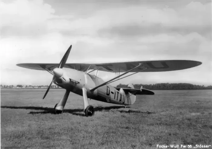 Framed Print : Focke-Wulf Fw56 Stosser D-ITAU Framed Print : Focke-Wulf Fw56 Stosser D-ITAU