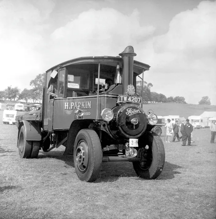 Framed Print : Foden Steam Wagon number: 12364, Tiny Framed Print : Foden Steam Wagon number: 12364, Tiny