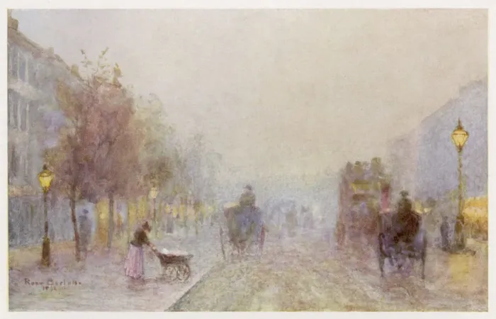 Framed Print : FOG, BROMPTON ROAD Framed Print : FOG, BROMPTON ROAD