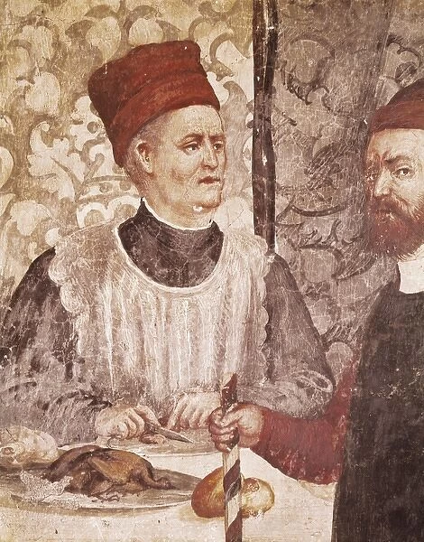 FOGOLINO, Marcello (1483-1553). Courtiers at Malpaga