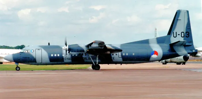 Framed Print : Fokker 50 U-03 Framed Print : Fokker 50 U-03