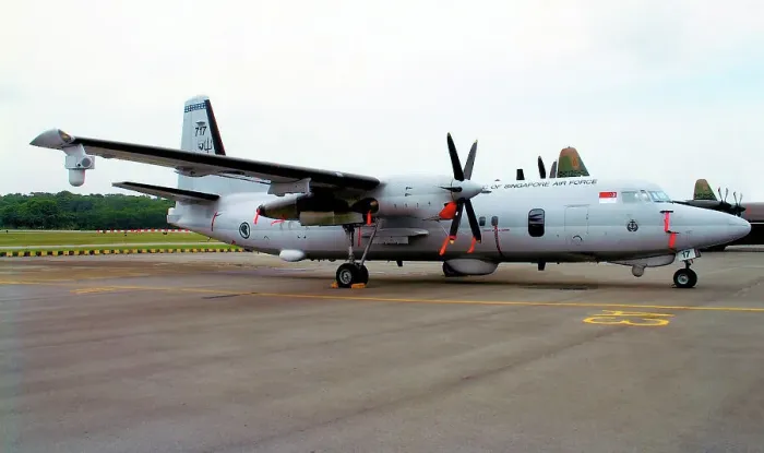 Framed Print : Fokker 50 UTA 717 Framed Print : Fokker 50 UTA 717