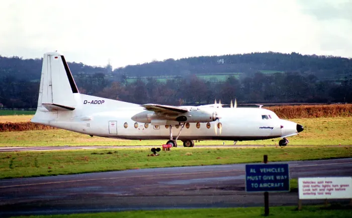Framed Print : Fokker F-27-600 Friendship D-ADOP Framed Print : Fokker F-27-600 Friendship D-ADOP