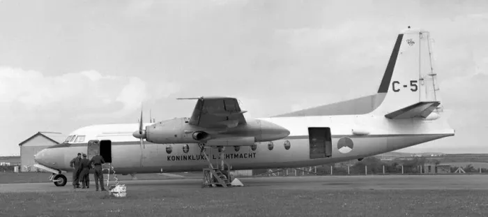 Framed Print : Fokker F. 27 Troopship C-5