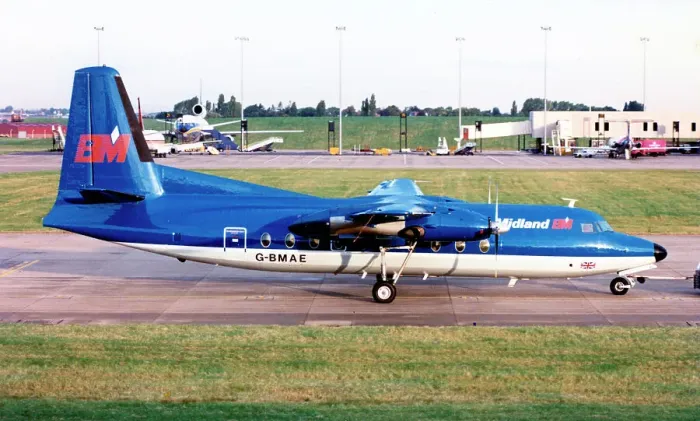 Framed Print : Fokker F27-200 Friendship G-BMAE Framed Print : Fokker F27-200 Friendship G-BMAE