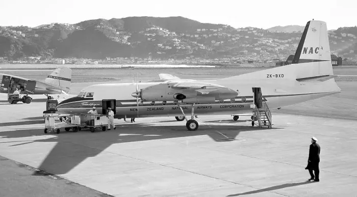 Framed Print : Fokker F27 Friendship ZK-BXD Korere Framed Print : Fokker F27 Friendship ZK-BXD Korere