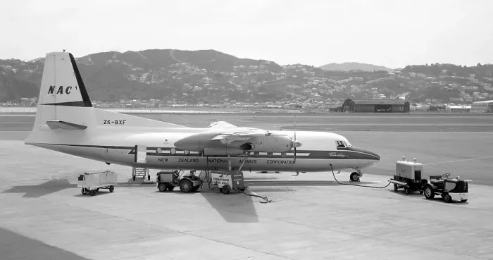 Framed Print : Fokker F27 Friendship ZK-BXF Karuwai Framed Print : Fokker F27 Friendship ZK-BXF Karuwai