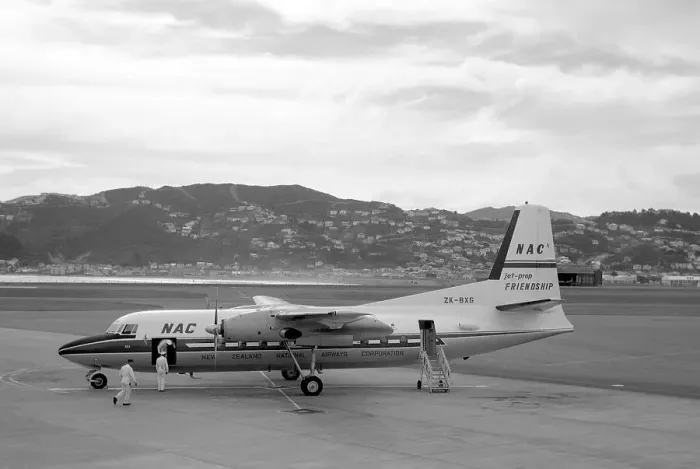 Framed Print : Fokker F27 Friendship ZK-BXG Kea Framed Print : Fokker F27 Friendship ZK-BXG Kea