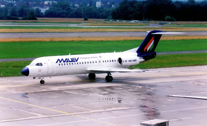 Framed Print : Fokker F70 HA-LMD Framed Print : Fokker F70 HA-LMD