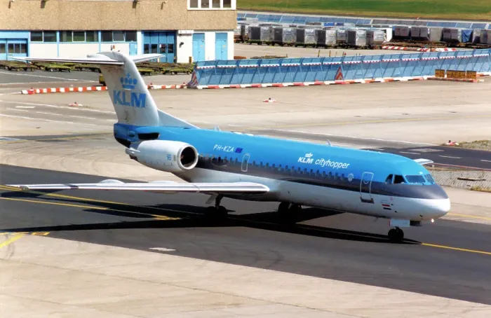 Framed Print : Fokker F70 PH-KZA Framed Print : Fokker F70 PH-KZA