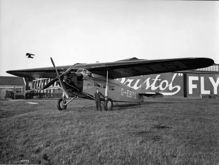 Framed Print : Fokker FVIIa G-EBTS The Spider Framed Print : Fokker FVIIa G-EBTS The Spider
