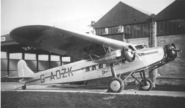 Fokker FXII of Crilly Airways