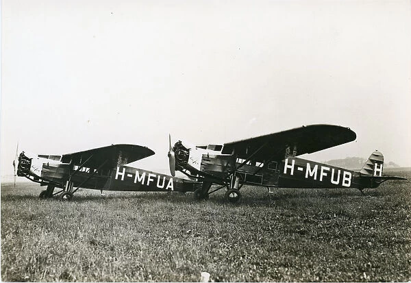 Fokker FXIs, H-MFUA and H-MFUB