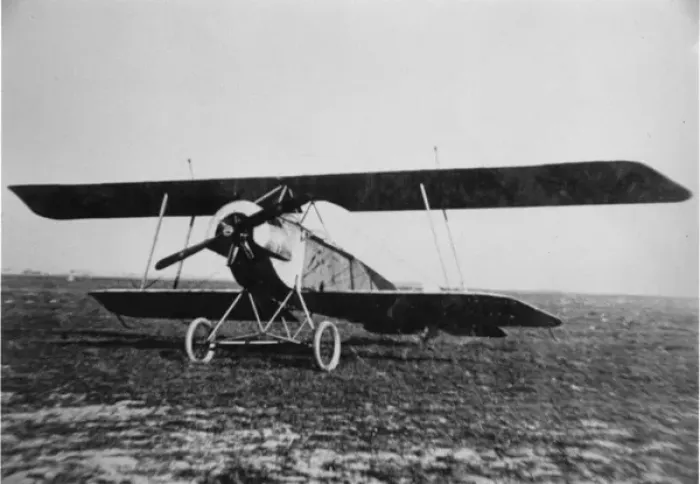 Framed Print : Fokker M7, (forward view, on the ground) Framed Print : Fokker M7, (forward view, on the ground)
