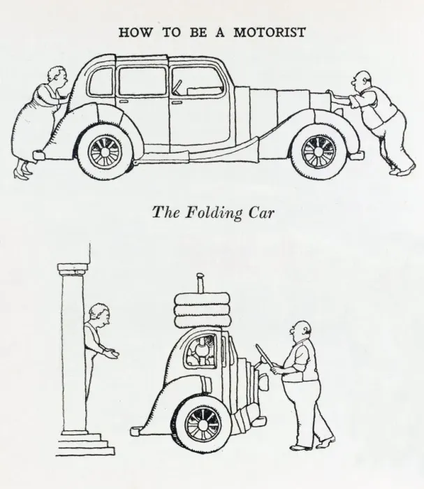 Framed Print : Folding car / W H Robinson Framed Print : Folding car / W H Robinson