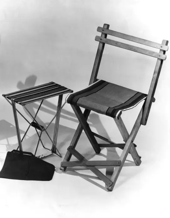 Framed Print : Folding Travel Chair Framed Print : Folding Travel Chair