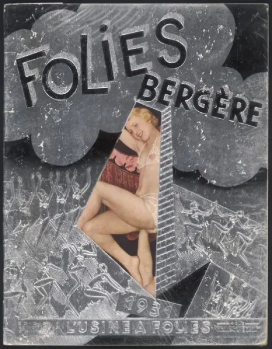 Framed Print : Folies Bergere Programme Framed Print : Folies Bergere Programme