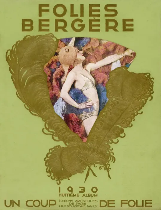 Framed Print : Folies Bergere Programme Framed Print : Folies Bergere Programme