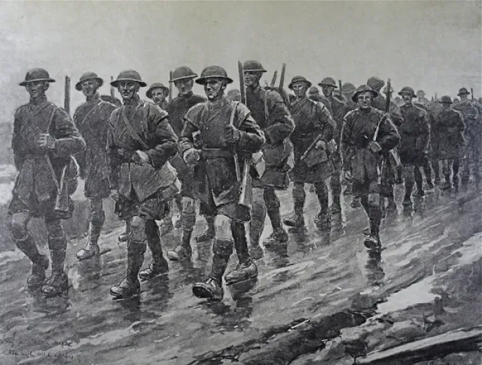 Framed Print : Folio of 24 hand-coloured images - WWI Framed Print : Folio of 24 hand-coloured images - WWI