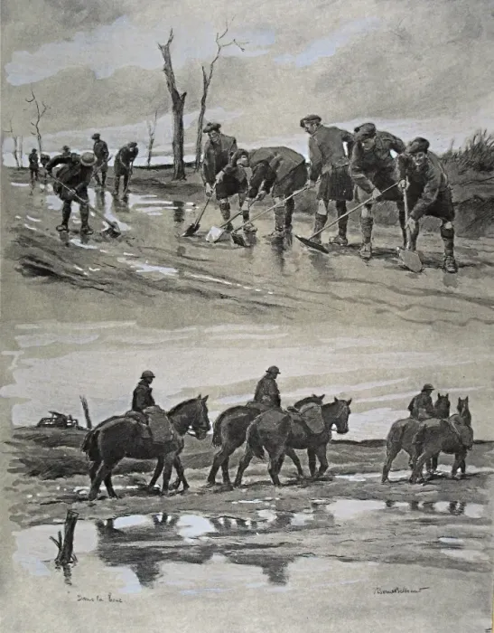Framed Print : Folio of 24 hand-coloured images - WWI Framed Print : Folio of 24 hand-coloured images - WWI