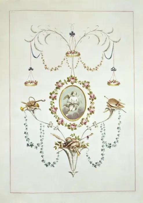 Framed Print : Folio 54 from A Collection of Flowers by John Edwards Framed Print : Folio 54 from A Collection of Flowers by John Edwards