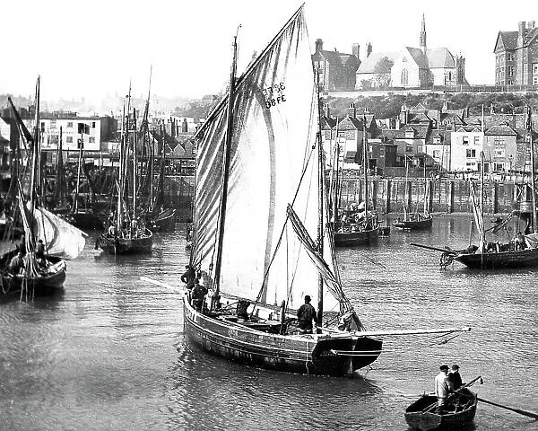 Folkestone Harbour Victorian period