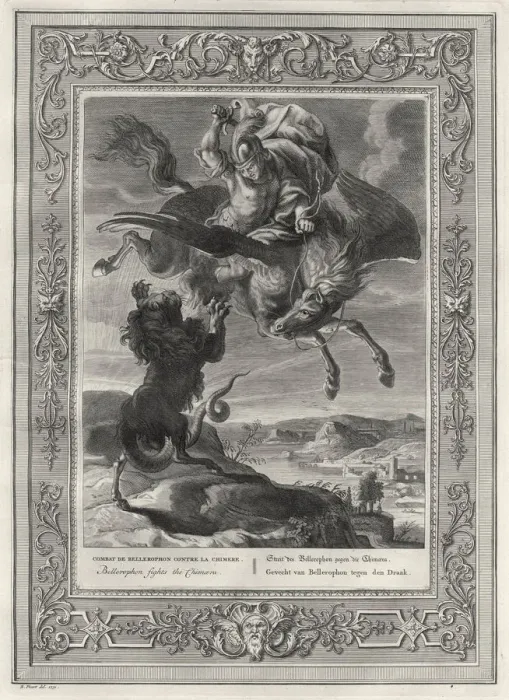 Framed Print : Folklore - Chimaera Framed Print : Folklore - Chimaera