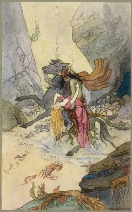 Framed Print : Folklore / Fairies / Goble Framed Print : Folklore / Fairies / Goble