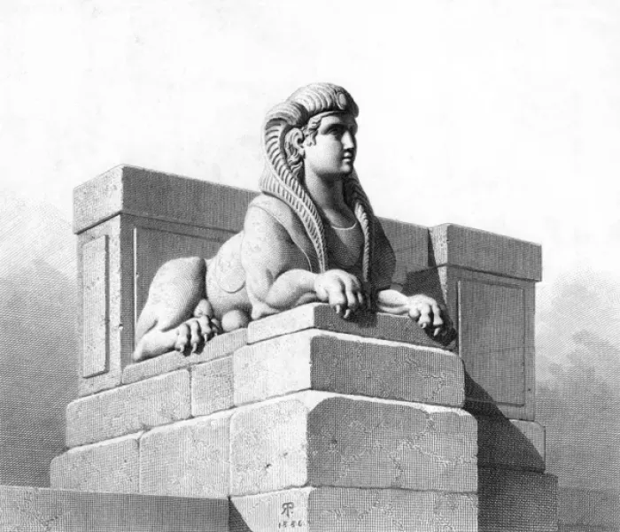 Framed Print : Folklore / Sphinx Framed Print : Folklore / Sphinx