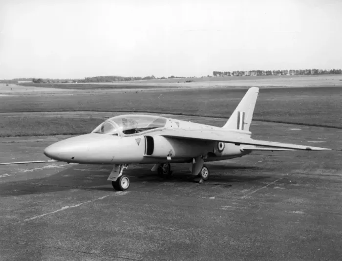 Framed Print : Folland Fo144 Gnat T1 before its maiden flight at Chilbolton Framed Print : Folland Fo144 Gnat T1 before its maiden flight at Chilbolton